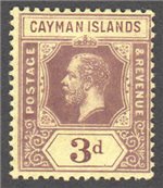 Cayman Islands Scott 37 Mint